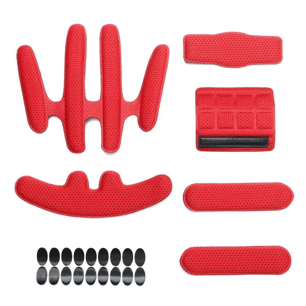 1 Set Helmet Padding Kits Mixed Size Sealed Sponge Replacement Motorcycle Bicycle Cycling Universal Foam Protection Pads Set