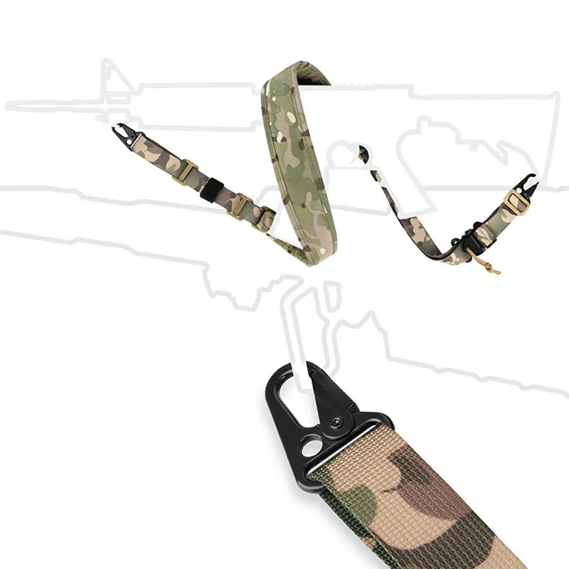 Tactical Rifle Strap 2 Point Sling Shotgun Belt Quick Adjustable Gun Sling Padded Shooting Shoulder Straps Hunting Accessories