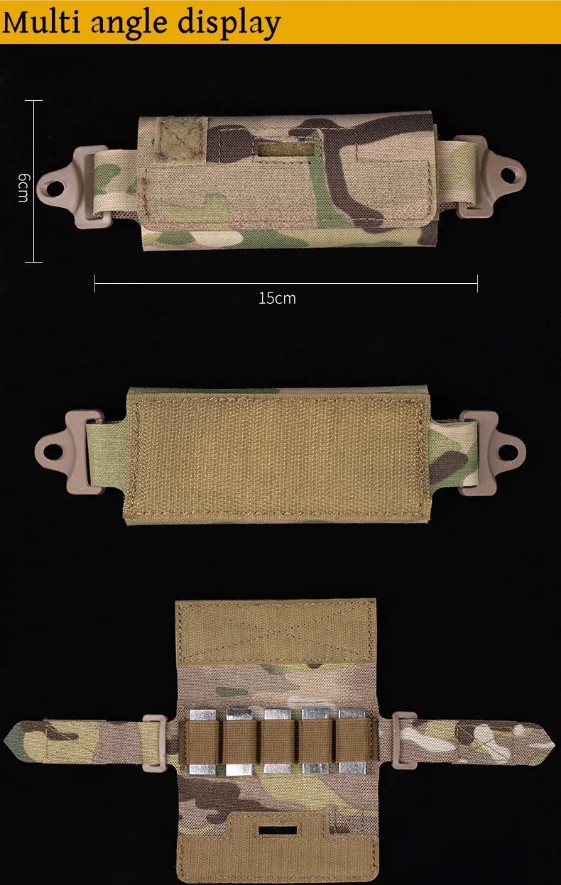 Helmet Counterbalance Weight Bag, Tactical Helmet Counterweight NVG Pouch for OPS Fast BJ PJ MH Helmets/Helmet Accessories