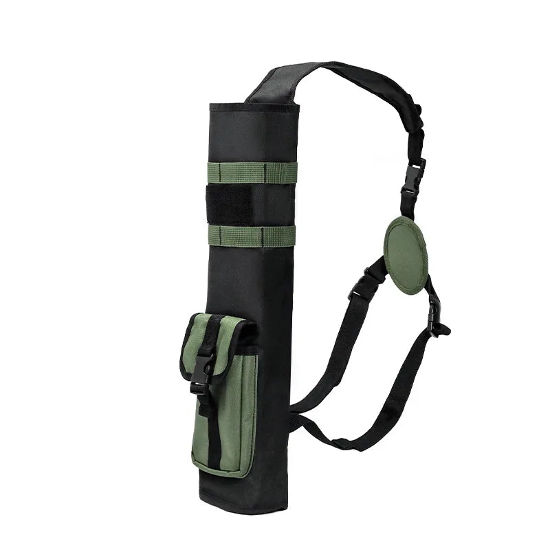 Archery Quiver for Arrows Multi-Function Back with Molle System Tactical Arrow Holder Archery Bag Accessories and Pockets