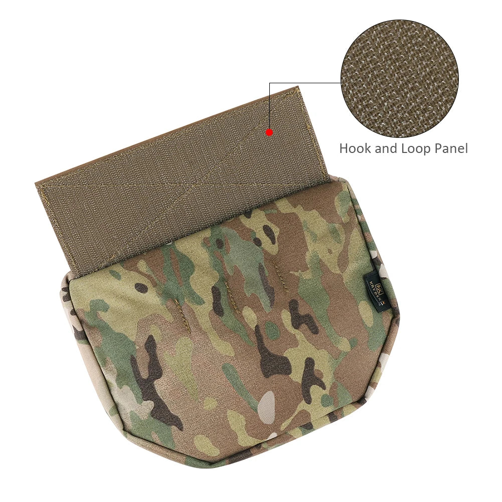 KRYDEX Tactical Dangler Pouch Abdominal Carrying General Purpos Fanny Pack Storage Tool Organizer Utility Bag for Chest Rig Vest