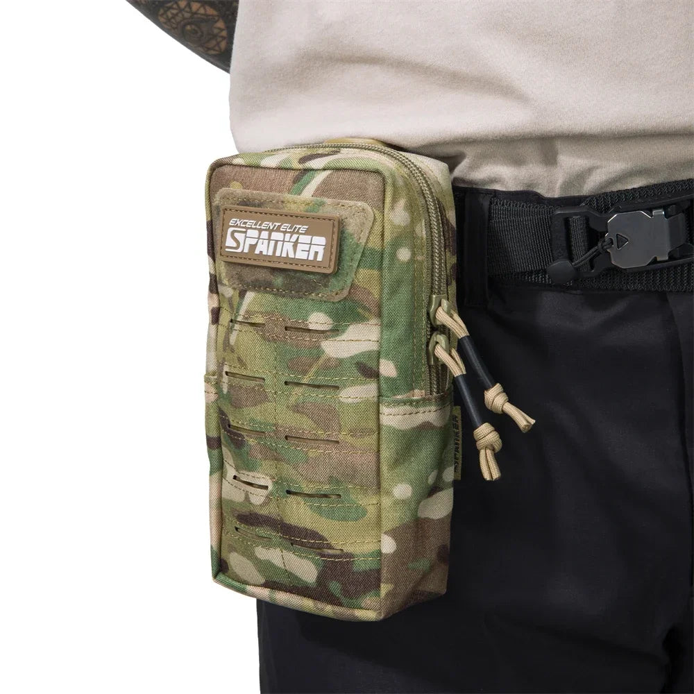 Tactical Molle Pouch Outdoor Waist Bag EDC Tools Accessories Bag Hunting Vest Utility Pack Cell Phone Holder Fanny Pack