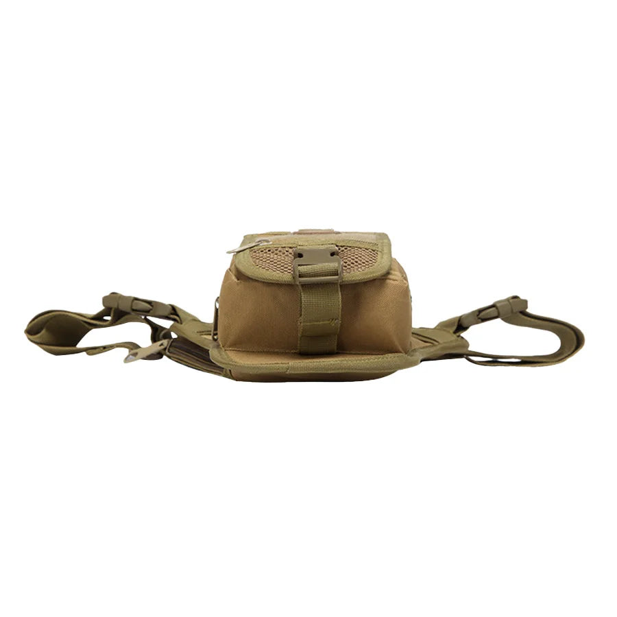 Camouflage outdoor sports waist bag training leg bag large capacity waterproof mountaineering waterproof multifunctional bag