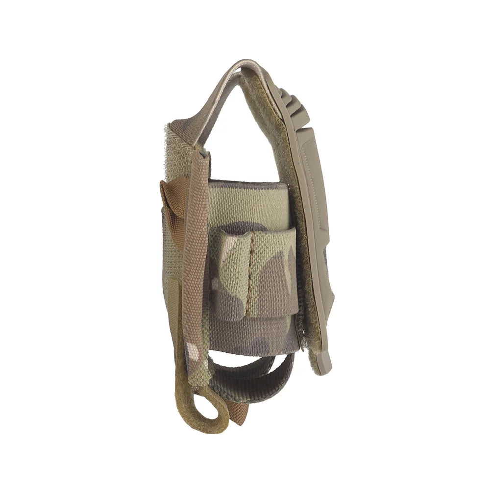 Tactical Helmet Battery Pouch for Battery Box and Compatible Velcro for Hunting and Shooting Helmets