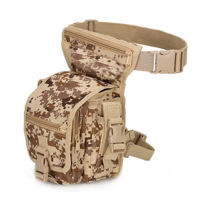 Outdoor Tactical Waist Pack Pouch Men Hunting Airsoft Sport Bag Oxford Drop Leg Bag Multipurpose Utility Bag