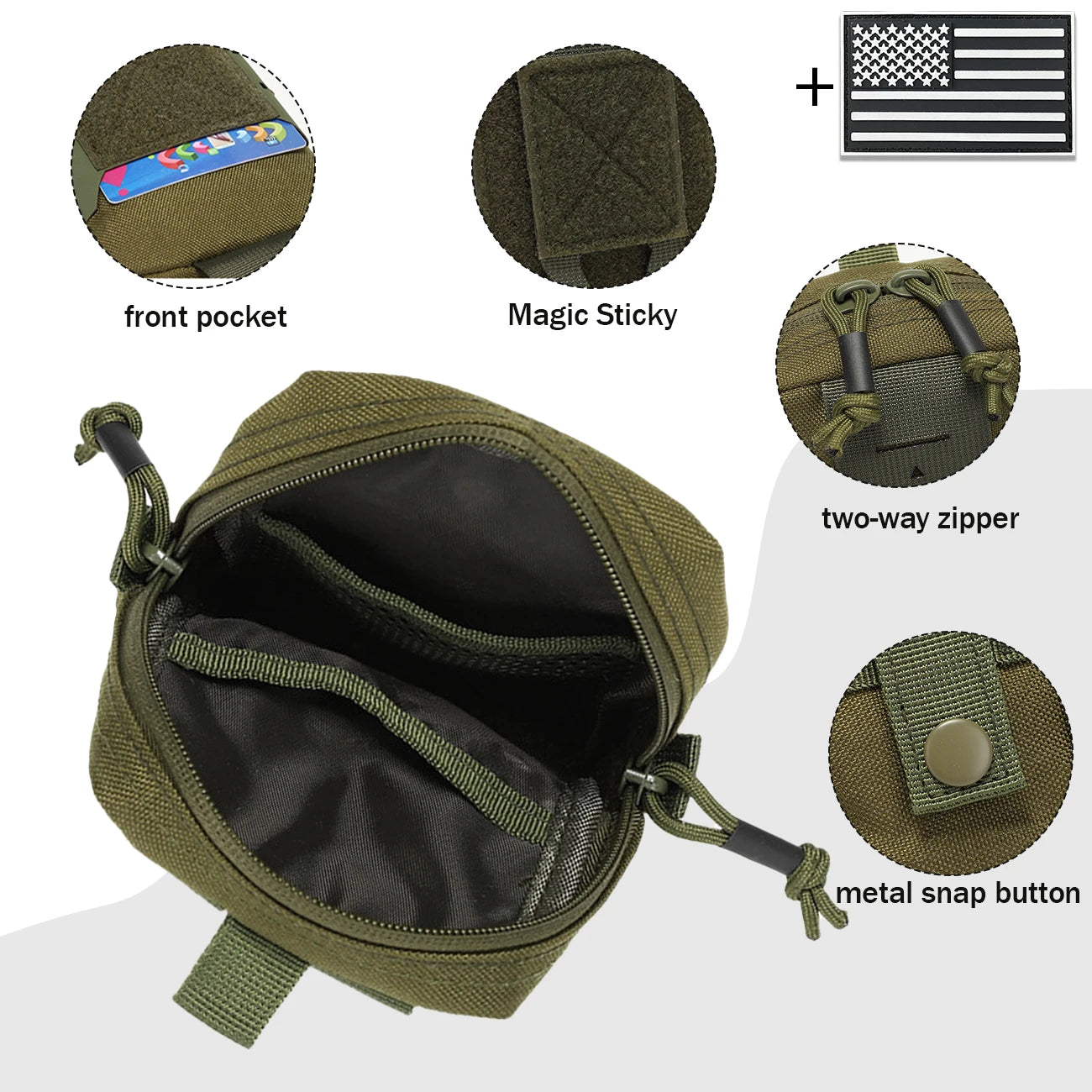 Suitable for waist belts, hunting vests, waist bags, and hanging bags, with strong expandability and wear-resistant fabrics