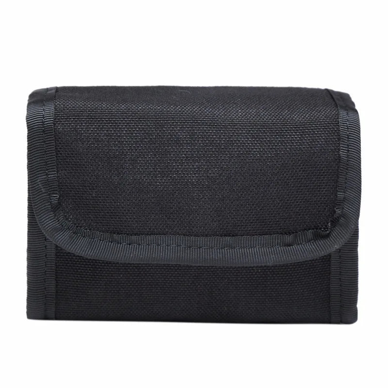 10 Grids Ammo Pouch Tactical Waist Bag 10-Rings Shot Bags Outdoor Shooting Multi-functional Mini EDC Mag Molle Nylon Pouch