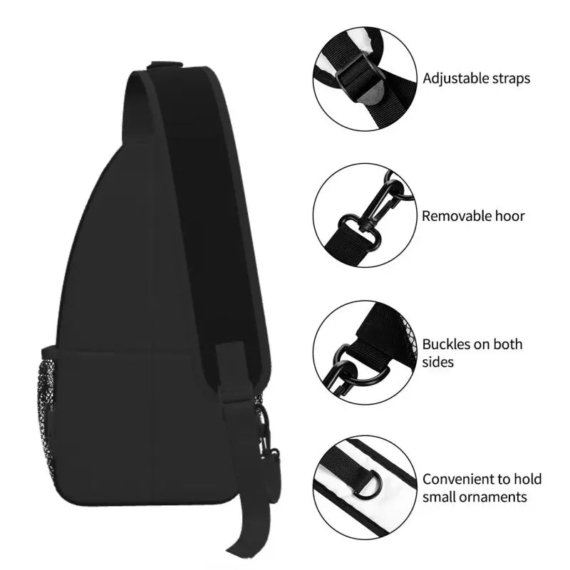 Umbrella Corporation Sling Chest Bag Daily Durable Waterproof Shoulder Crossbody Backpack for Men Women Travel Hiking Daypack
