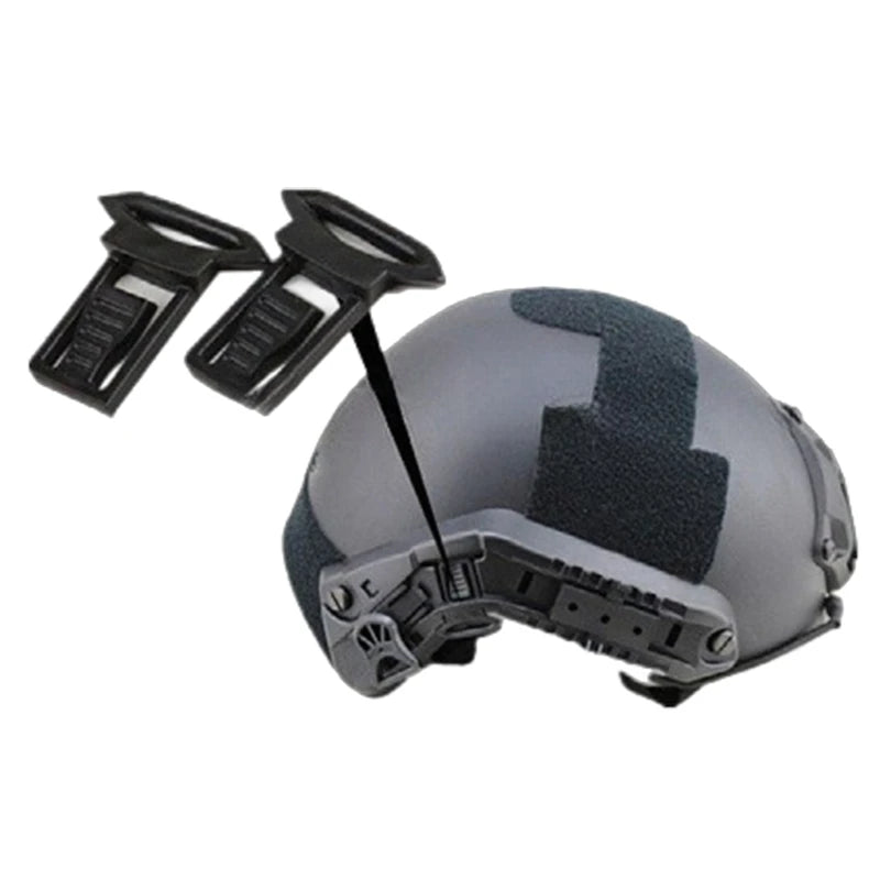 1 Pair Tacticals Helmets Side Swivels Goggles Clip Rotating Clamps Goggles Buckles Helmets Accessories for Outdoor 69HD
