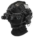 Airsoft Tactical Helmet Set FAST Military Helmet NVG(Model) Mount Headset Steel Mesh Mask Combat Cosplay Gear