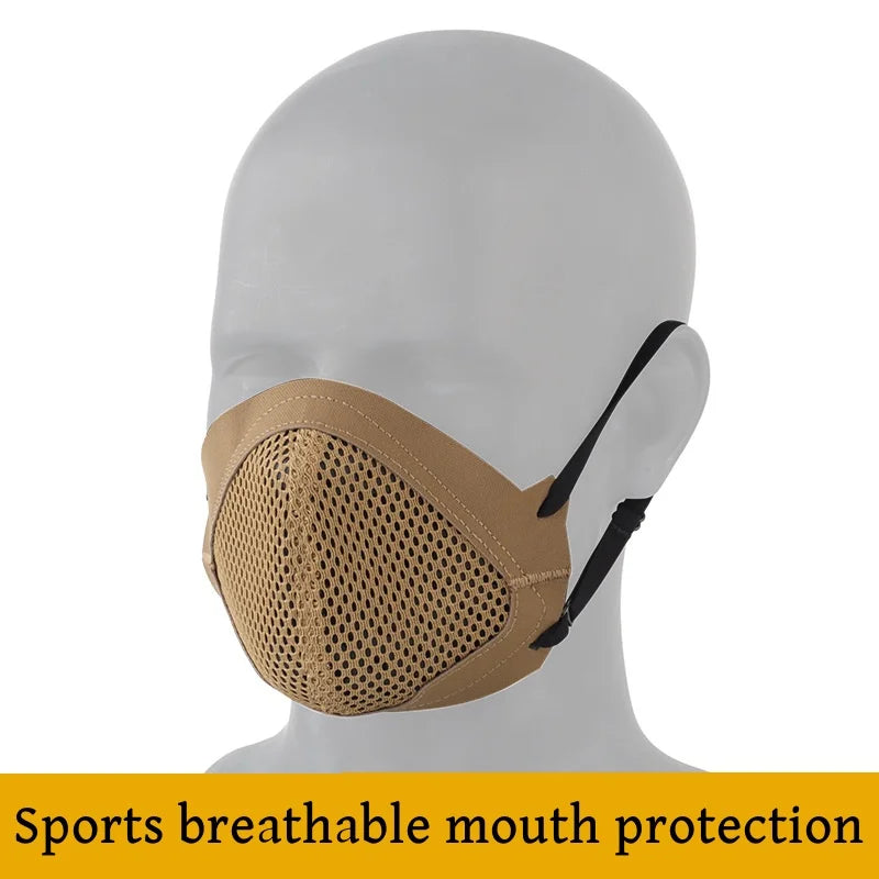 Comfortable and Breathable Sports Mask with Mouth Protection Made of Soft and Skin-Friendly Materials