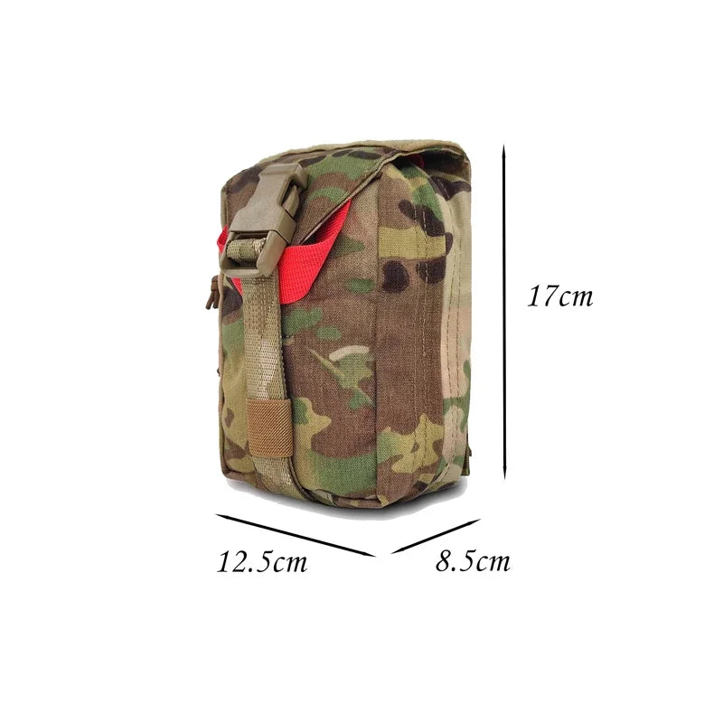 Tactical First Aid Kits Airsoft EDC Molle ATS Medical Pouch Utility Multicam Survival Emergency Removable Medical Kit Bag