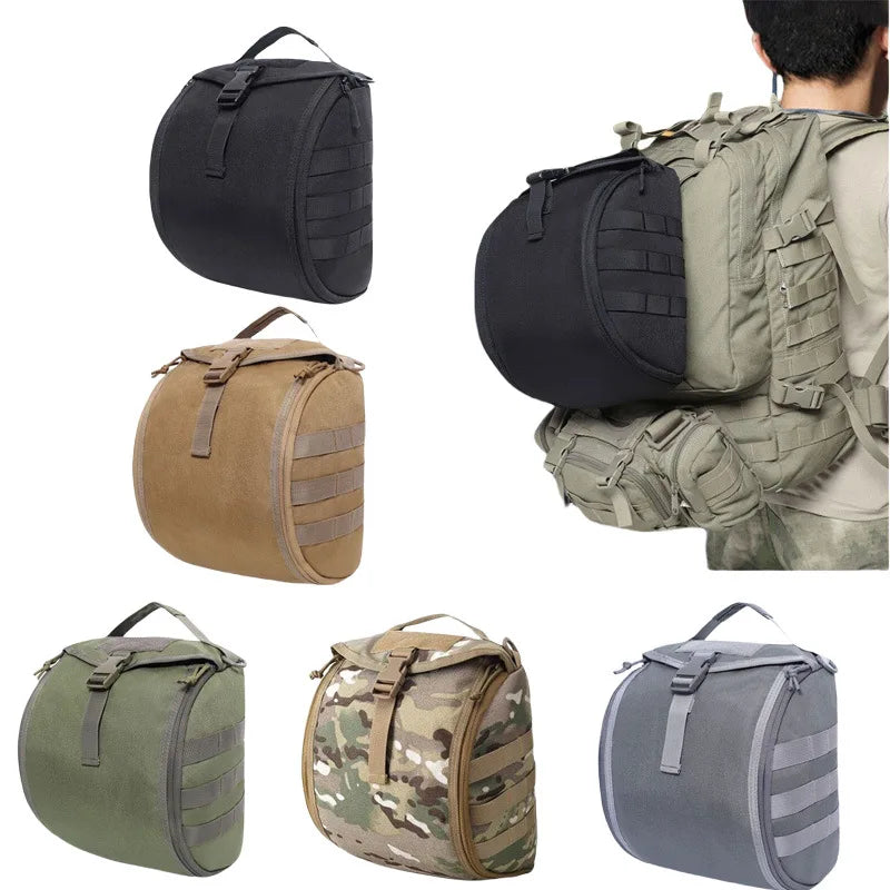 Tactical Fast Helmet Pack Helmet Storage Bag Outdoor Hiking Sports Motorcycle Cycling Carrying Pouch for Hunting Accessories