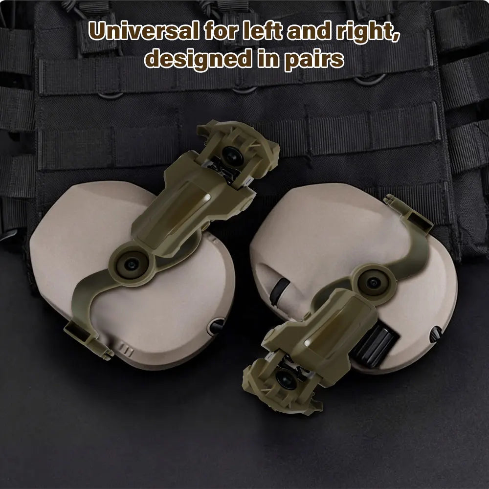 Shooting Headset Bracket Rail Mount Kit ARC Helmet Rail Adapter for OPS Core ARC and Team Wendy M-LOK Rails Headphone Brackets