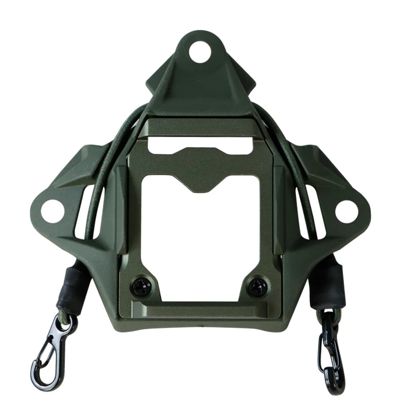 Aluminum Alloy VAS Shroud NVG Mount Adapter with Hook Rope Tactical Helmet Bracket Accessories for FAST Helmet Outdoor Airsoft