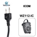 WADSN PTT Button Tactical Headset Interphone walkie talkie linker airsoft accesorios headphones ipsc TCI
