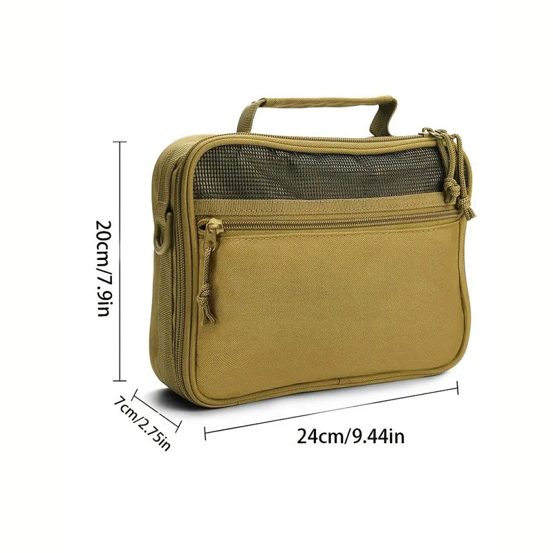 Tactical Outdoor Bag Oxford Fabric, Multi-purpose Storage Bag Large-capacity Equipment Storage Bag for Fishing Toiletry Travel
