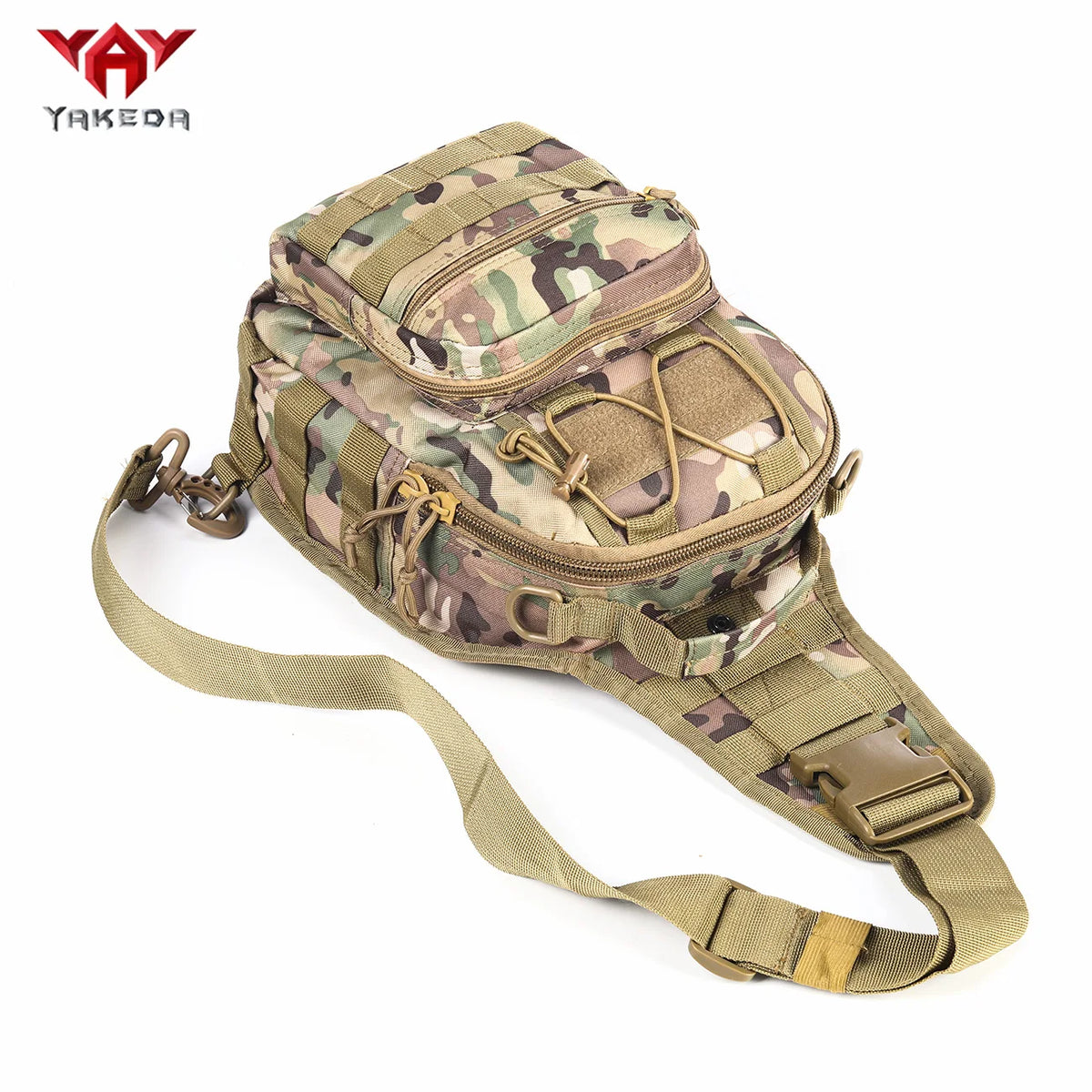 Training shoulder bag crossbody bag 900D carrying strap bag chest bag multiple pocket compartment MOLLE webbing