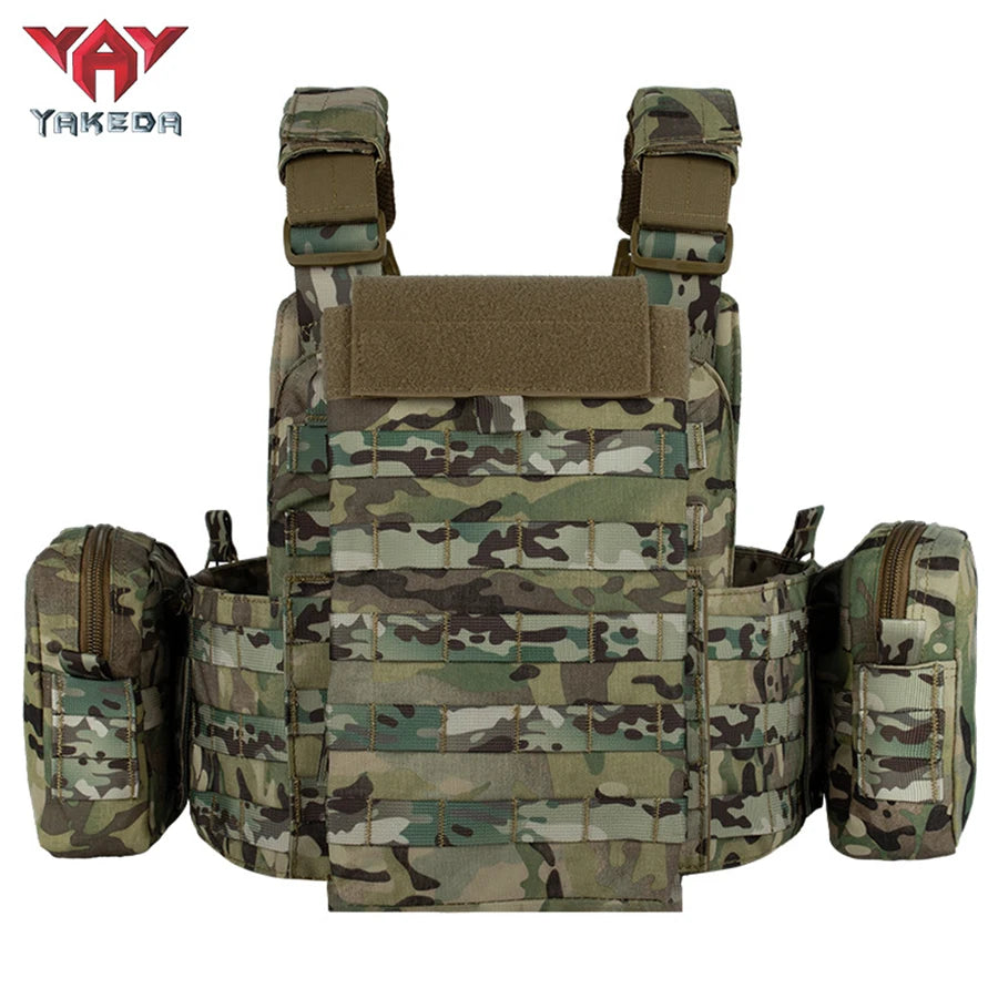 YAKEDA shoulder and waist quick release hunting adventure vest expandable system wear-resistant and tear resistant material