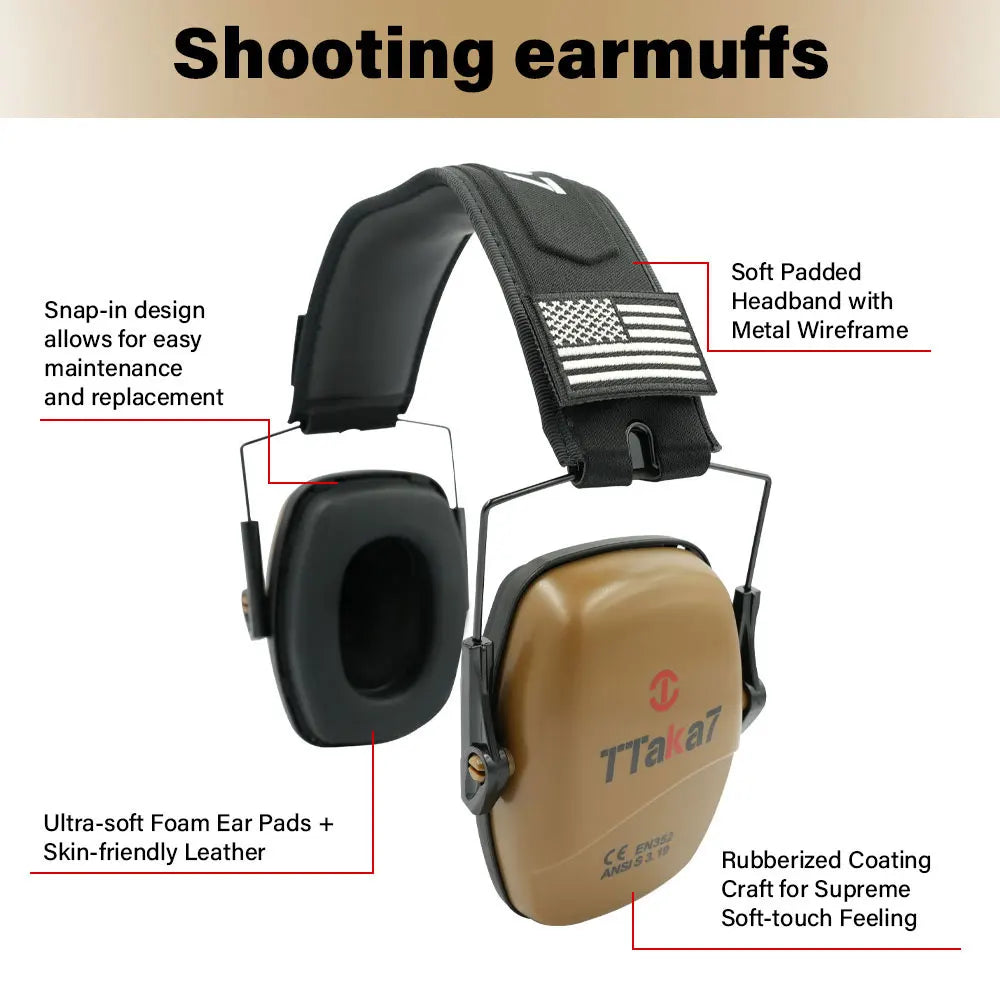 Ear Muff Outdoor Sports New lectronic Shooting Earmuffs Tactical Impact Sound Amplification Headset Ear Protection Anti-noise