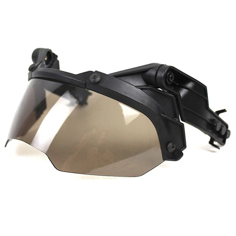 Adjustable Tactical Helmet Flip Goggles  Paintball FAST Helmet Windproof Anti Fog CS Wargame  Goggles