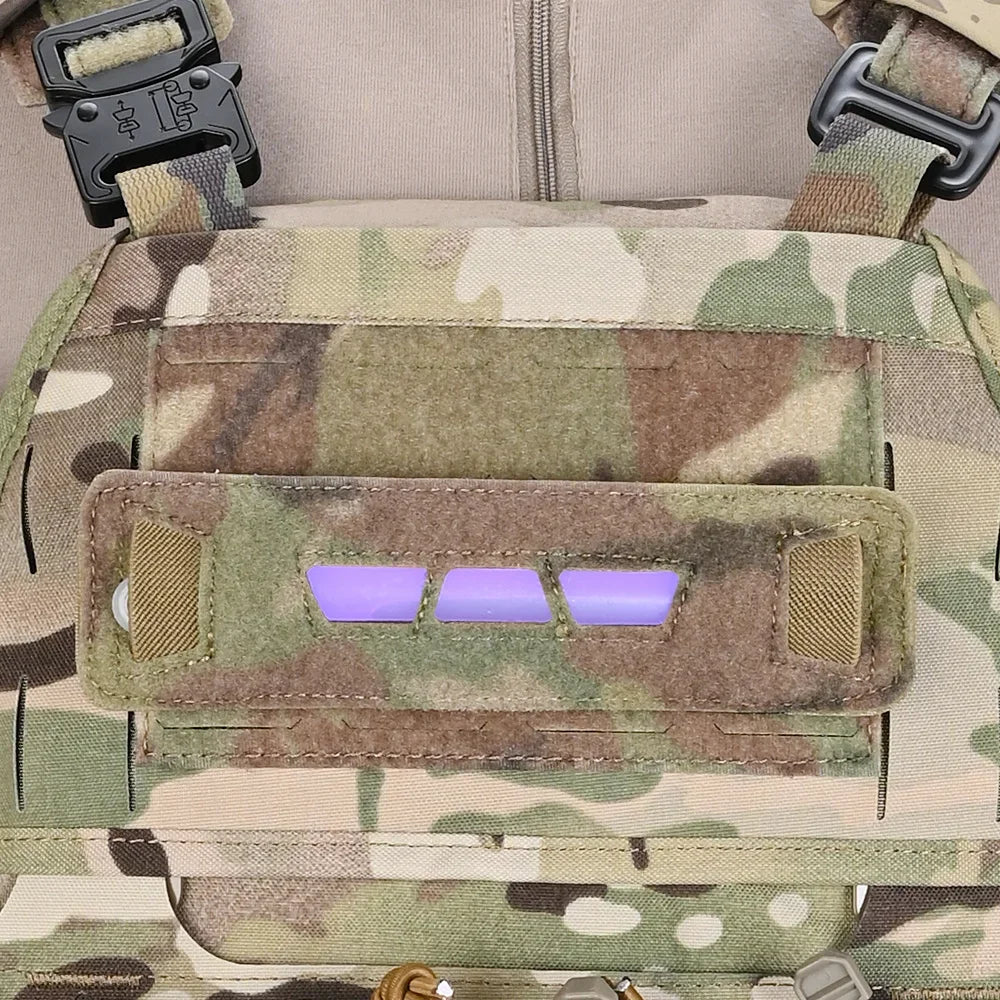 Tactical Glow Sticks Pouch Hook Loop Camo Paintball Light Fluorescence Chemlight Gear EDC Organizer Fr Airsoft Hunting Gear Vest