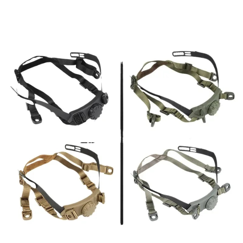 High-Cut Tactical Helmet Suspension System Compatible with WOSPORT HL-31 HL-32 FAST Helmets for Enhanced Comfort