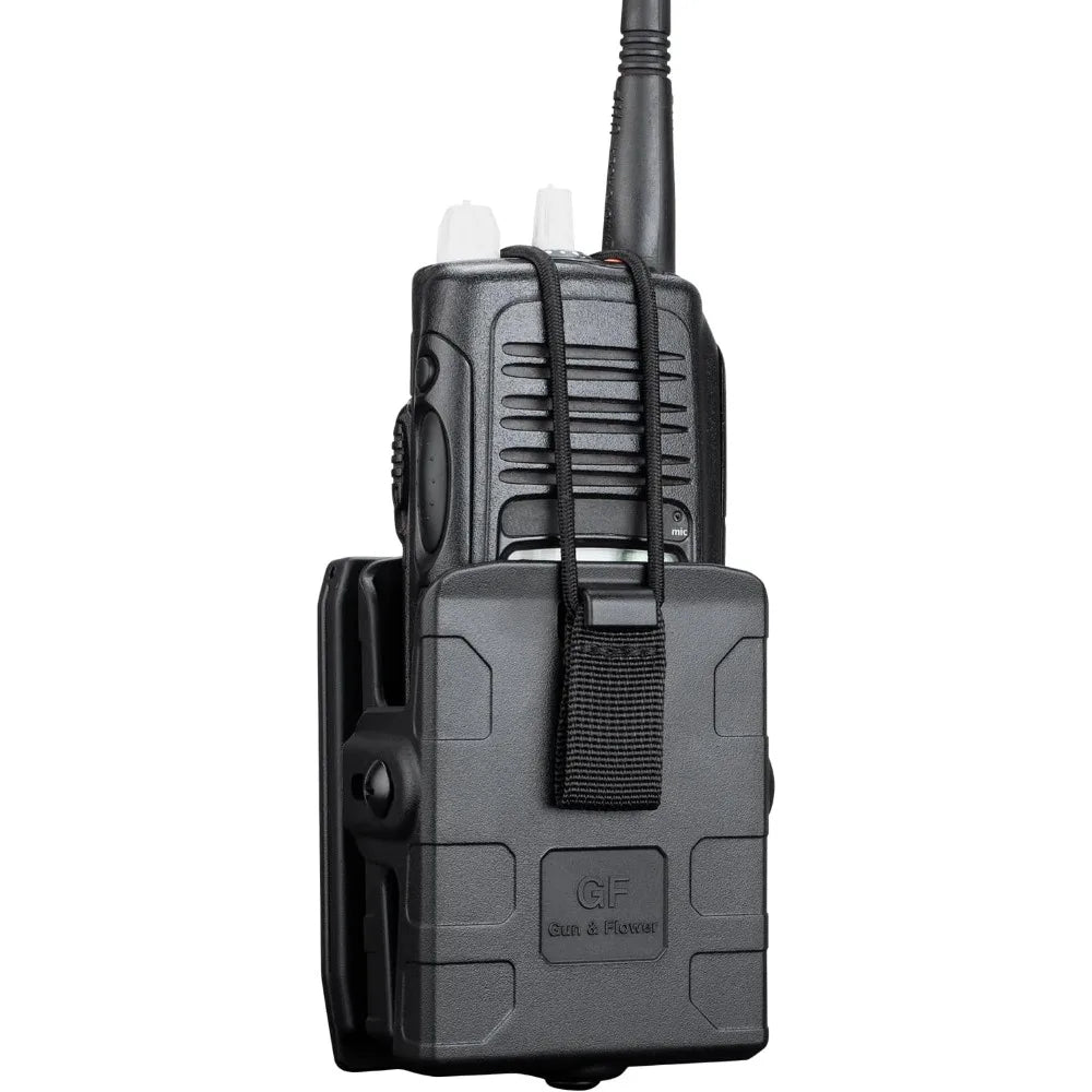 Molle – Durable Black for Radios, Secure Fit, Easy Attachment for Outdoor, Tactical, and Work Use