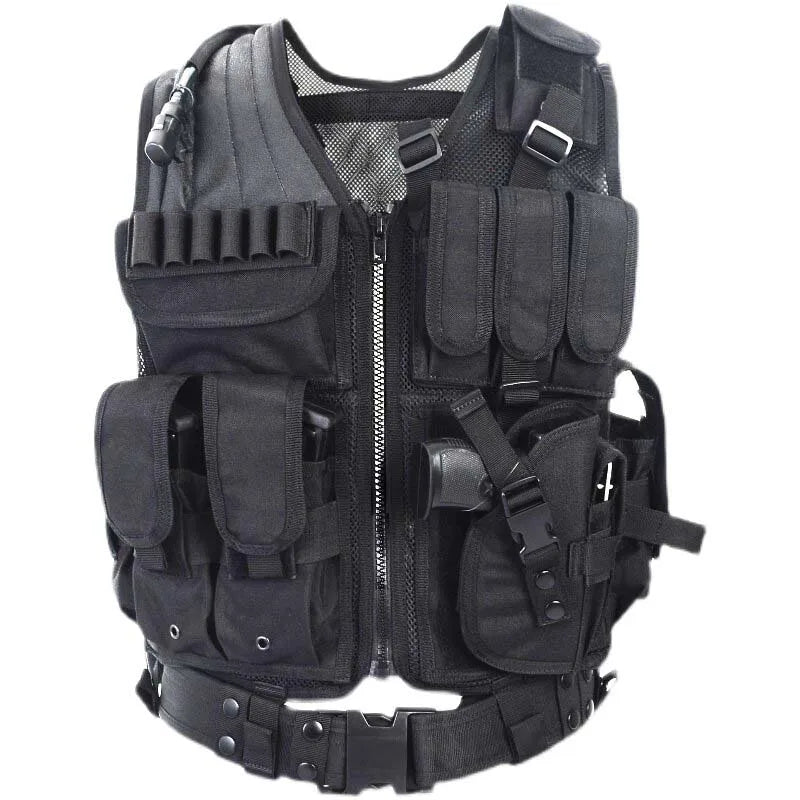 Summer Protective Vest, Outdoor Field Vest, Outdoor Military Enthusiast Equipment, Breathable Training Tactical Suit