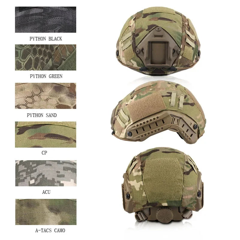 Tactical Helmet Cover FAST Helmet Cloth for BJ/PJ/MH Style Helmet Airsoft Paintball Wargame Gear Helmets Accessories