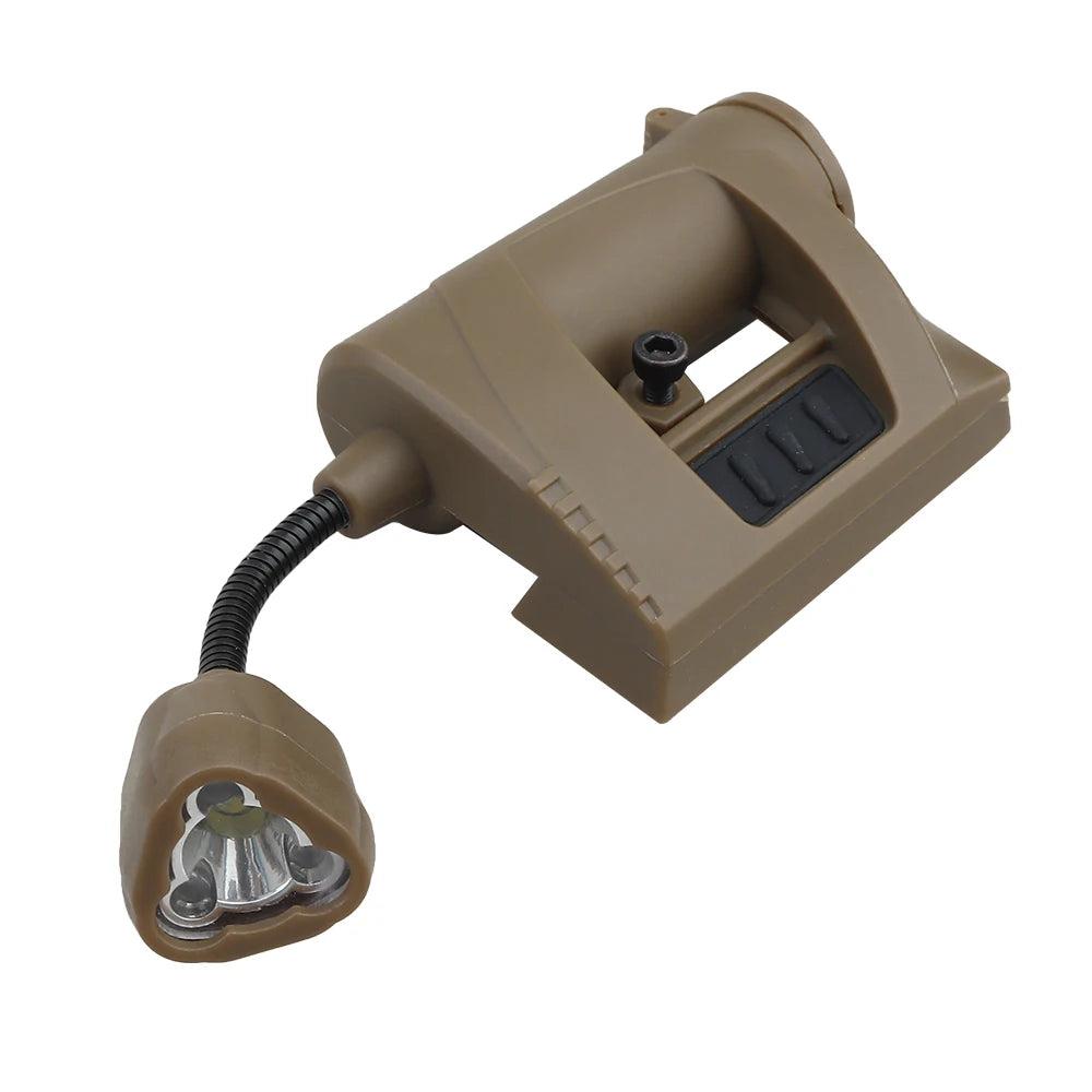 Tactical Helmet Light Mpls Charge 4 Modes Green Red IR Laser Helmet Lamp Energy Saving Helmet Flashlight