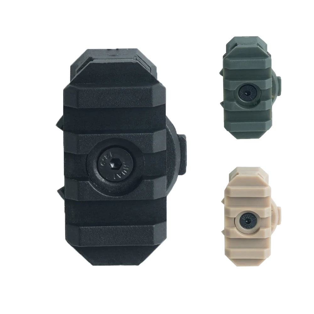 BOOIU Tactical Helmet Side Rail Slider Nylon Adjustable 360 Rotatable Fast/MICH Helmet Rail Adapter Mount Equipped Accessories