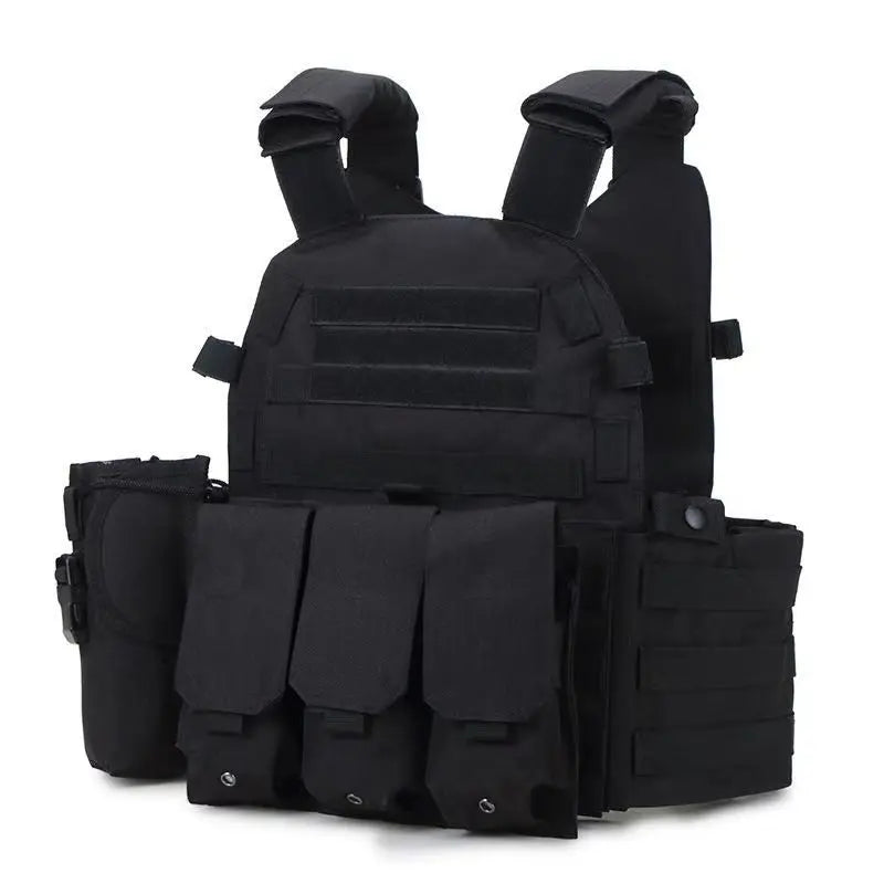 Children Nylon Gear Tactical Vest Body Protection Hunting Carrier Children Accessories Pouch Training Camping Kid Camo Vest
