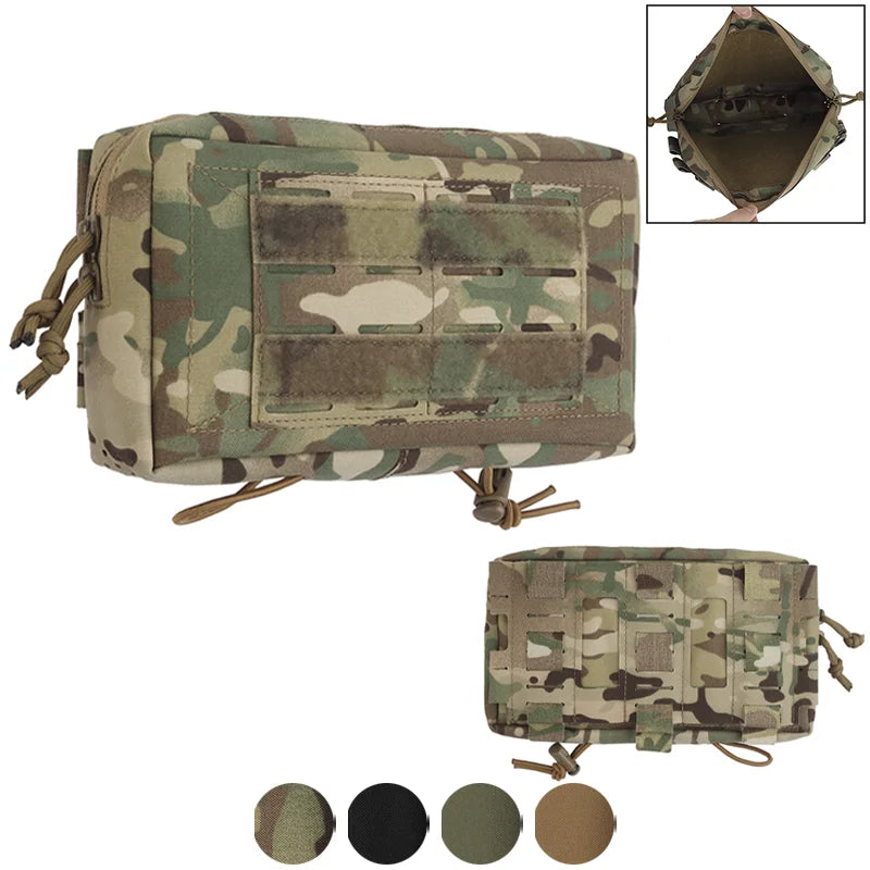 Multifunctional GP Pouch MOLLE Travel Bag Elastic Mounting System for Outdoor Adventure Gear Storage