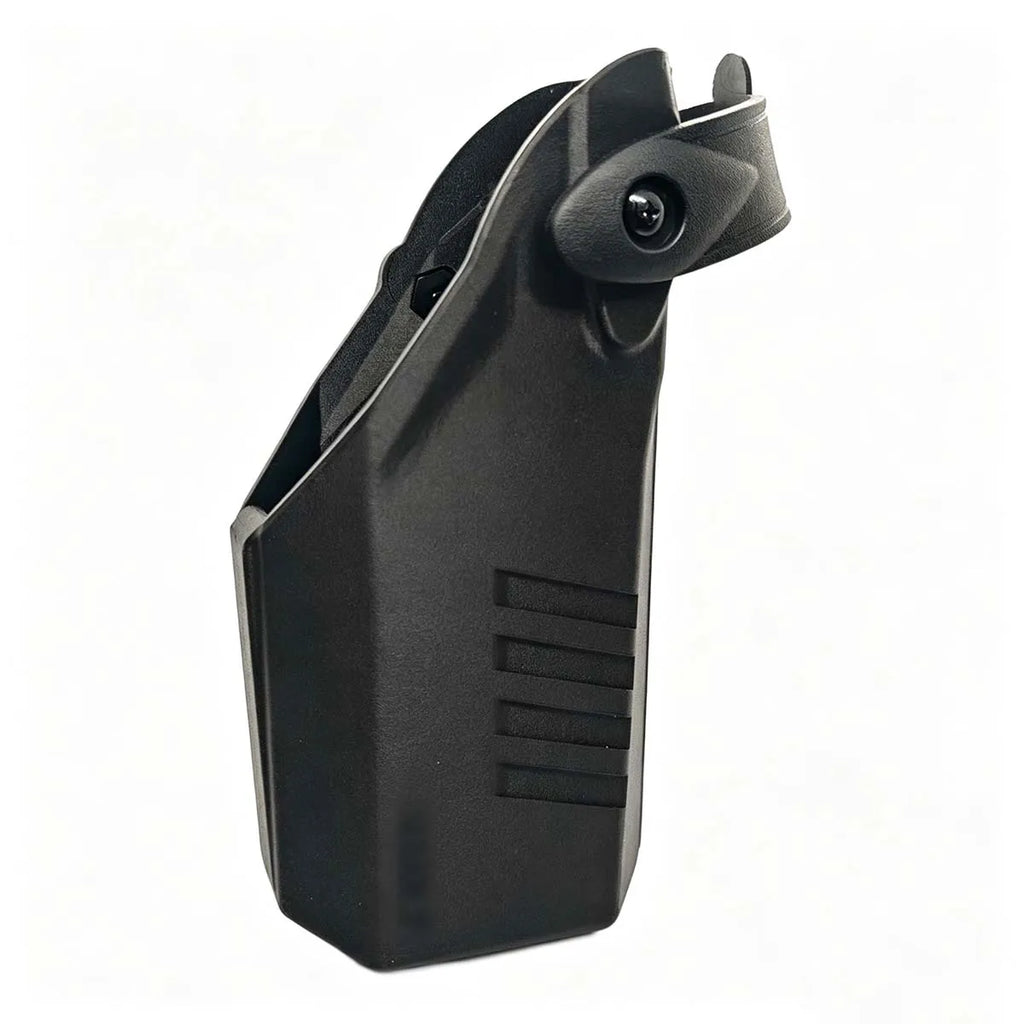 Tactical Holster for Taser T7 ECD Duty Gear Quick Release Belt Loop & Vest Mount, SLS Locking System Holster with Rotating Hood