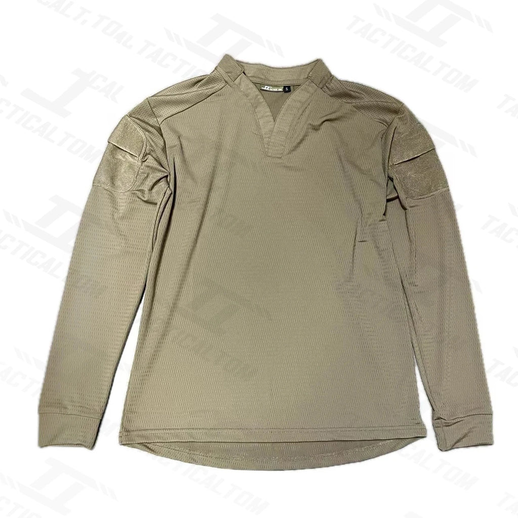 Tactical Velocity Style Long Sleeve Rugby T-shirt Quick Dry Breathable for Outdoor Survival