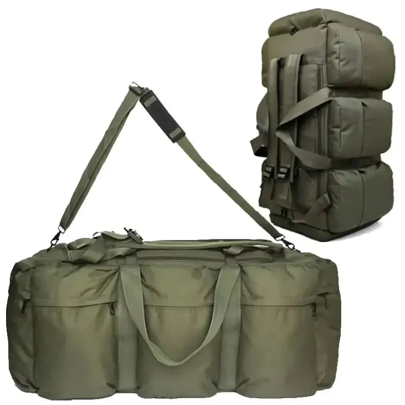 100L Camping Bag Travel Backpack Large Luggage for Men Outdoor Shoulder Hiking Trekking Tourist Tactical Carry-on Duffel Weekend