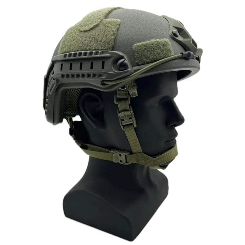 FAST Wendy Suspension Helmet, ACH High-Top Helmet, High-Quality Helmet, Made from Aramid Material