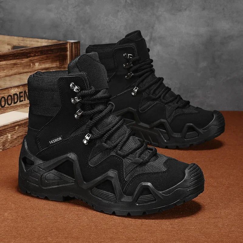 Men's Outdoor Hiking Shoes Hiking Boots Men Tactical Military Boots Denim Safety Work Shoes Outdoor Hiking Boots Training Shoes