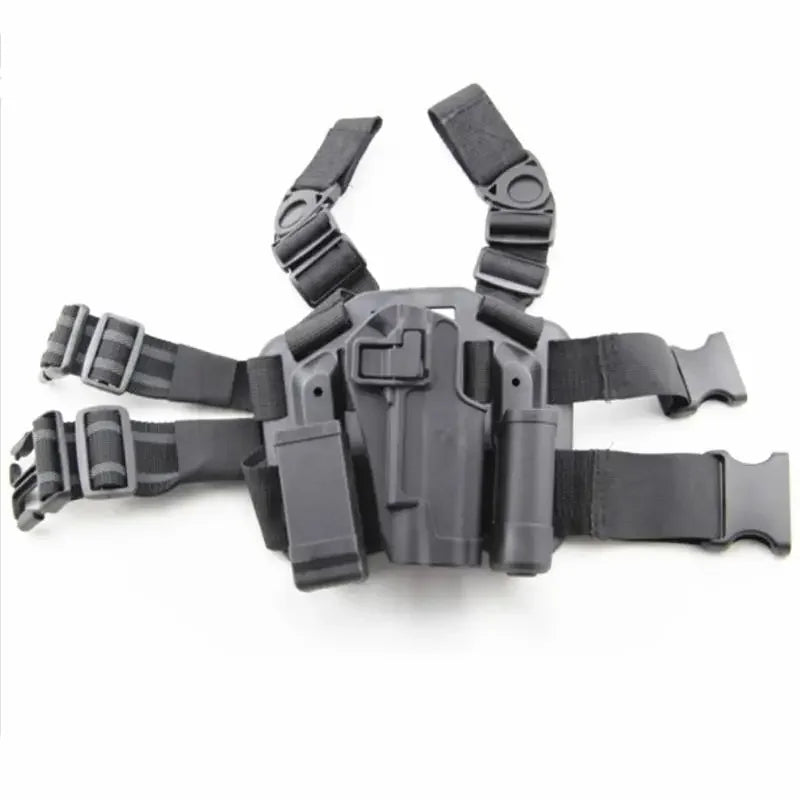 ##Tactical Gun Holster for Glock 17 19 USP 1911 M92 P226 Outdoor Hidden Leather Holster Real CS Gun Leg Holster Men CS Sport Gun