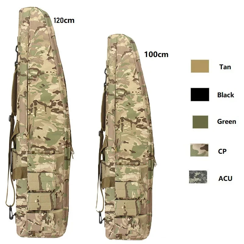 Multicam Black Camouflage 70/98/118 cm Waterproof Tactical Heavy Duty Long Gun Bag Airsoft Molle Sniper Rifle Scope Gun Case