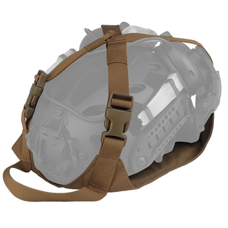 Tactical Helmet Bag Pack Multi-Purpose Molle Storage Rapid Deployment Helmet Carrying Pouch for Hunting Shooting Combat Helmets