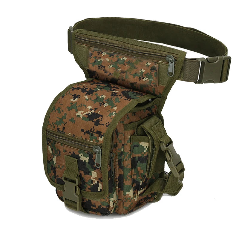 Outdoor Tactical Waist Pack Pouch Men Hunting Airsoft Sport Bag Oxford Drop Leg Bag Multipurpose Utility Bag