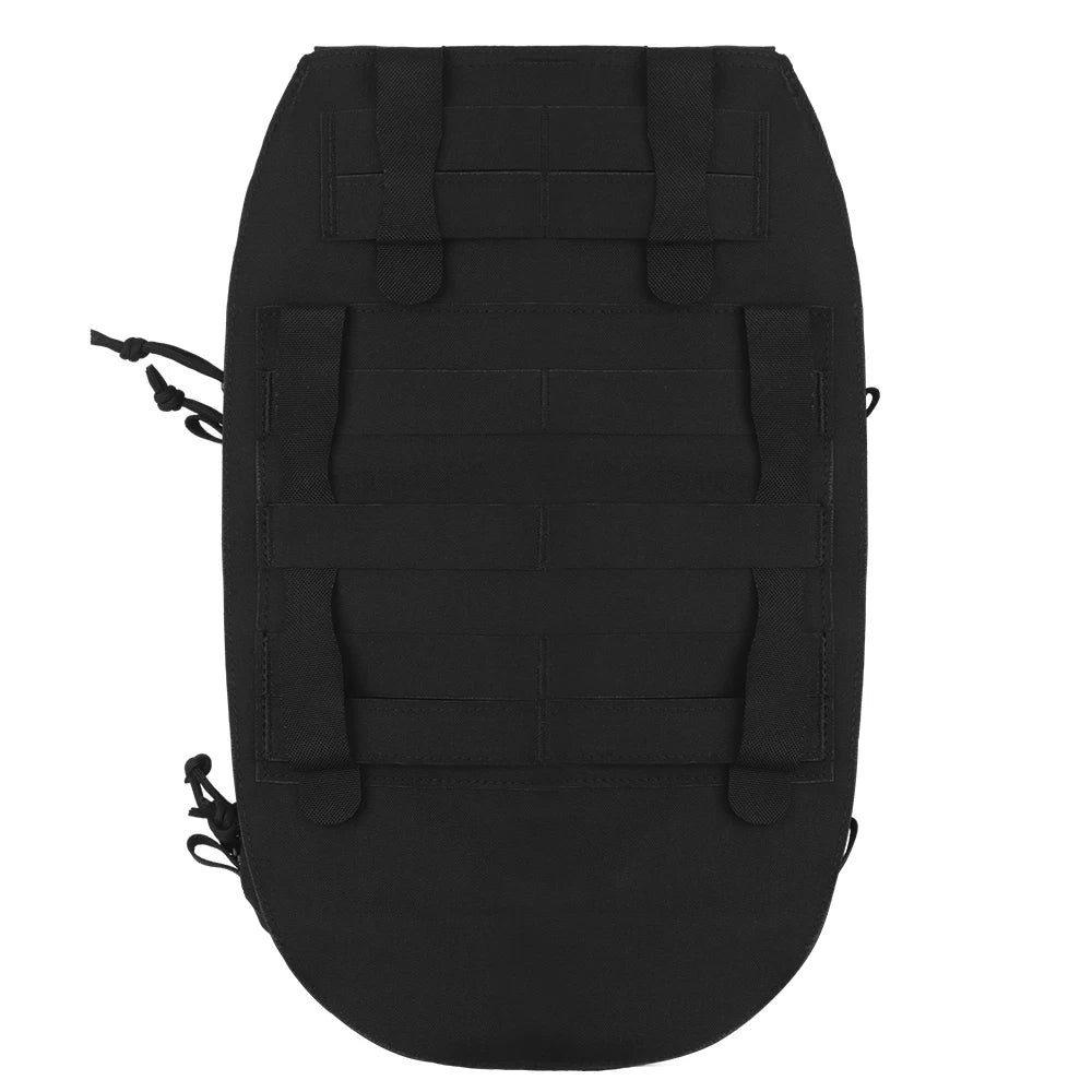 POSEIDON DEFENSE Scarab Backplate Two Pouches Back Bag Removable IFAK First AID Pouch Compatible With Molle Vest Plate Carrier