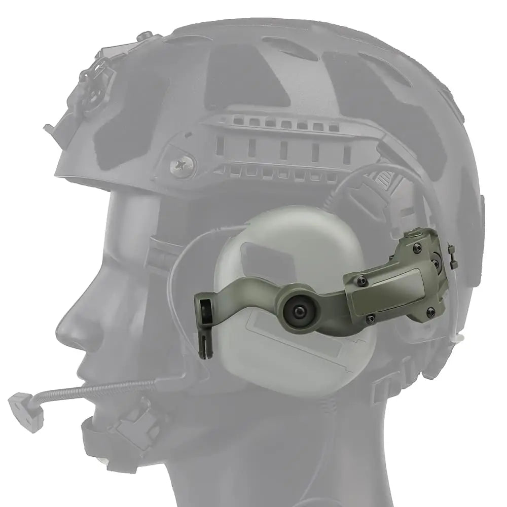 EARMOR Tactical Electronic Shooting Earmuff Multi-Angle Rotation Helmet Rail Adapter for Hunting Anti-noise