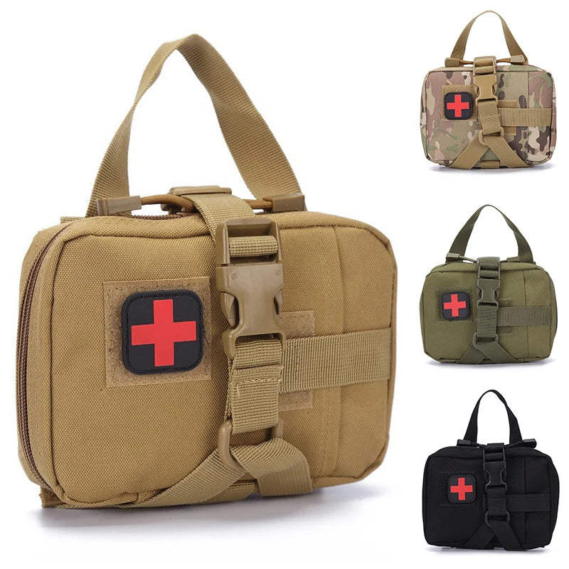 Tactical IFAK Medical Pouch Quick Release First Aid Kit Bag with MOLLE Webbing for Outdoor Hunting and Emergency