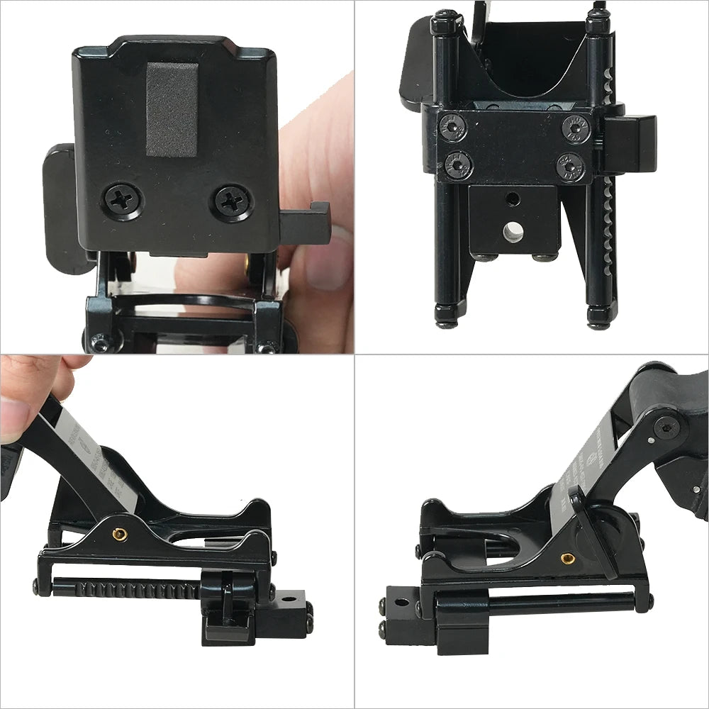 BOOIU Tactical Helmet Foldable Night Vision Mirror Stand M4/M6 Series New Adjustable Sliding Pvs14 Night Vision Device Stand
