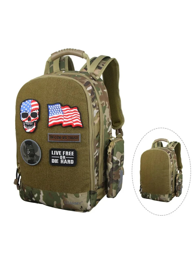 LQARMY 35L Outdoor Tactical Backpack Military Rucksacks Men Waterproof Multi-function Military Tactical Laptop Bag