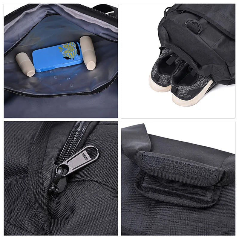 Travel Fitness Gym Bag Outdoor Handbag Backpack Man Women Daily Training Casual Trip Multifunctional Large Capacity Storage Bags