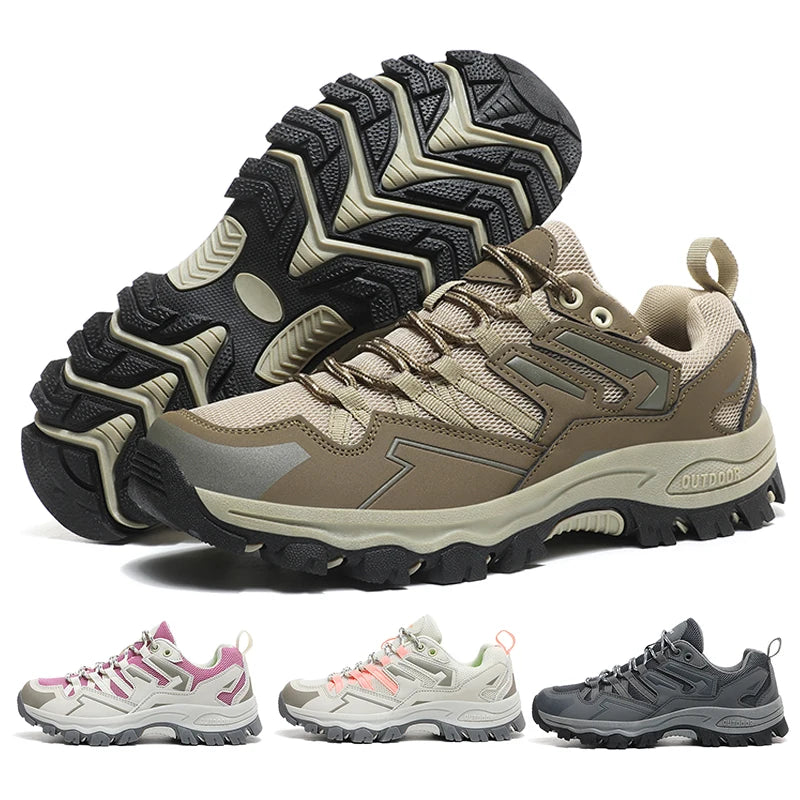 JXMHL Men Hiking Shoes ComfortableAnd Breathable Outdoor Shoes Men And Women Hiking Hunting Tactical Sports Shoes